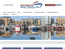 Tablet Screenshot of greathaywoodboatsales.co.uk